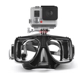GoPro hero4配件 山狗3+sj4000摄像机潜水眼镜 小蚁运动相机面罩