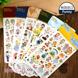 韩国贴纸Funny迪士尼冰雪奇缘白雪公主贴画日记手机装饰贴纸