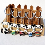 四川旅游纪念品大熊猫造型创意啤酒开瓶器钥匙链挂件起子