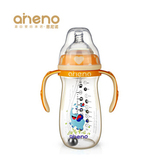恩尼诺（aneno）PPSU奶瓶 宽口径 带吸管手柄 350ml宽口PPSU奶瓶