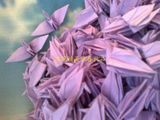 紫色千纸鹤成品 情人节创意礼物 中考高考祝愿礼物规格6.5cm包邮