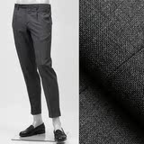 异族日本代购 意大利 G T A 2015春正品男士全羊毛九分西裤 2色