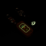 汽车遥控器保护皮套三键钥匙包吉利全球鹰远景专用夜光折叠钥匙套
