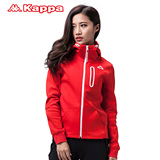 [聚][惠]Kappa女卫衣 运动服休闲外套女子开衫防风帽衫|K0522MK05