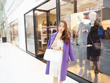 TOGII韩国代购正品韩剧女主高含量冬薰衣草紫羊毛绒大衣羊毛外套