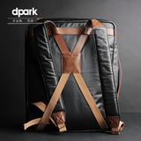 dpark苹果电脑包 macbook air/pro笔记本包 14/15寸双肩商务背包