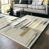 欧式简约现代美式沙发家用地毯客厅茶几卧室手工羊毛混纺地毯地垫