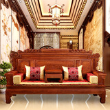 红木沙发坐垫中式实木沙发垫罗汉床五件套飘窗海绵棕榈垫定制包邮
