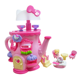 包邮HELLO KITTY/凯蒂猫/植绒系列多款玩具 快乐的家茶壶咖啡屋
