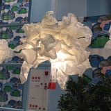 IKEA宜家代购 克鲁宁 吊灯罩装饰用创意灯罩客厅卧室灯罩白色85cm