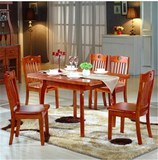 昆明实体店折叠实木餐桌椅可伸缩小户型饭桌方桌正方形小茶色单桌