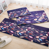 外贸北欧韩式脚垫浴室防滑垫彩色象形鱼绒面ZAKKA礼品垫地毯地垫