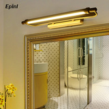 前美式复古LED全铜镜前灯欧式简约浴室卫生间镜柜灯镜灯防水铜灯