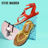 2016新款Steve Madden思美登纯色时尚平底夹趾凉鞋女夏-SWBRITANY