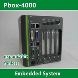 嵌入式工控机#定制款PBOX-4000无风扇带4PCI/2PCIE槽位可插卡宽温