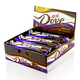 德芙Dove醇香榛仁黑巧克力43g*12条盒装排块巧克力516克 零食喜糖