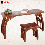 条案画案写字台实木书桌 实木古琴桌琴台仿古筝桌 红木古琴桌凳