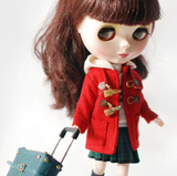 blythe azone licca 红色连帽大衣 外套 娃衣