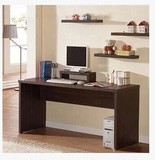 简约书桌办公桌台式家用电脑桌写字台儿童书桌餐桌课桌蓝色褐色否