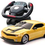 电动汽车模型燃油重力感应漂移方向盘充电遥控车玩具轿车跑车赛车