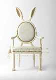 美式法式乡村实木餐椅小兔椅子兔耳朵椅梳妆椅餐椅休闲椅热卖