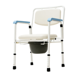 旁恩 铁制坐便椅LWC2001型 老年人软垫收合坐厕椅 孕妇坐便器WQ