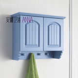 美式乡村韩式吊柜 浴室柜侧柜卫生间客厅墙柜大空间储物 定制欧式