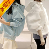 韩国秋装大码卫衣女宽松太空棉外套情侣装学生长袖开衫上衣胖mm潮