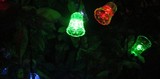 30灯太阳能铃铛灯串 圣诞装饰灯串 LED节日灯厂价 30LED
