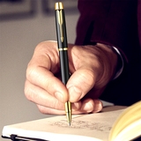 包邮派克宝珠笔签字笔丽雅金属商务水笔中性笔刻字定制签名墨水笔