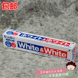 包邮日本代购 正品狮王牙膏LION White&White 特效美白 150g 新版