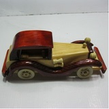 纯手工木艺10寸木质老爷车模型创意生日工艺礼品家居摆件孩子玩具