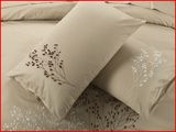 外贸原单纯棉绣花床单单件纯棉加厚1.5m1.8床双人刺绣被单简约