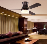 特价佳美吊扇灯 现代简约吸顶led灯客厅餐厅卧室商业家用复古风扇