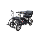 16年施乐辉正品折叠双人电动轮椅车 老年人助力车四轮代步残疾车