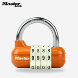 美国玛斯特锁1523MCND 4轮保险柜锁 健身房密码锁机械密码挂锁