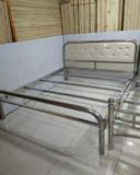 出租房家具不锈钢1.8双人床高低床沙发床