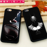 蝙蝠侠 超人iphone6s手机壳iphone6plus硅胶高清外壳4.7保护套5.5