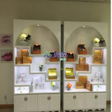 化妆品店货架韩式 化妆品柜台展示架 护肤品展柜 美容用品陈列柜
