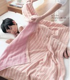 寻光设计 日本供儿童婴幼儿有机棉纱布盖毯毛毯抱毯无印被子浴巾