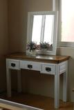 美式欧式家具 梳妆台/桌 书桌 全实木 白蜡木 水性漆 出口