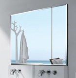 卫浴镜洗手间高端浴室玻璃镜子无框特价包邮浴室镜壁挂卫生间镜子