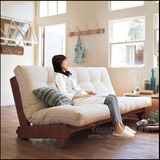 特价折叠实木沙发床2米双人布艺可拆洗两用沙发床小户型多功能