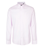 SELECTED思莱德专柜代购商务款浅粉色纯棉男士长袖衬衫415105013