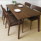 北欧宜家餐桌纯实木餐桌椅日式家具简约饭桌餐桌小户型白橡木餐椅