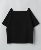 2016年夏新款纯黑色一字领短袖纯棉T恤日单基本款打底森女系女款