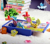 出口木制益智玩具 儿童钓鱼玩具磁性大号小猫钓鱼1-2-3岁宝宝玩具