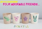 澳洲直邮 JACK N' JILL玉米淀粉有机儿童刷牙漱口杯子，四种图案