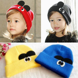 男女宝宝帽子韩版秋冬婴幼儿保暖帽儿童针织套头帽小孩童帽0-5岁