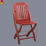 非洲小叶紫檀靠背椅赞比亚血檀折叠櫈子红木家具椅子榫卯结构中式